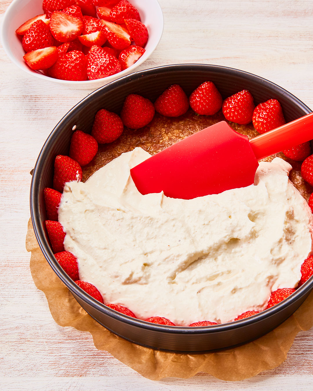 Erdbeer Cheesecake Rezept – ohne Backen