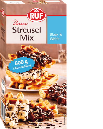 Streusel Mix Black and White 500g