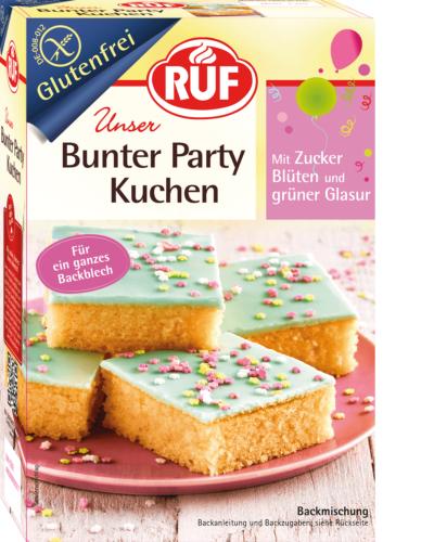 Gluten-free Rainbow Party Cake